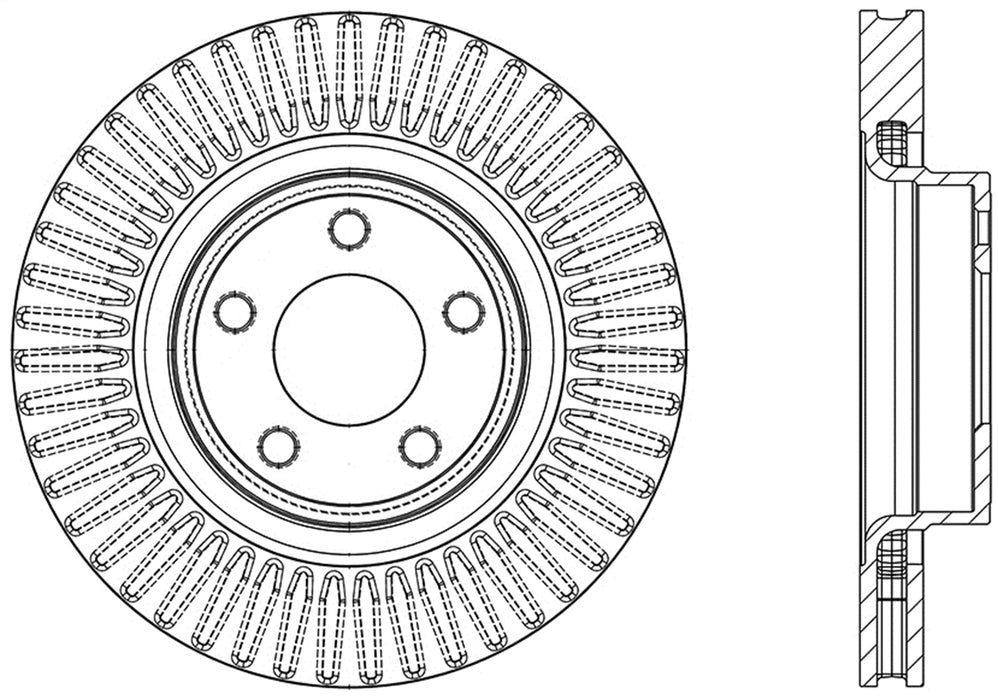 StopTech 127.61112R StopTech Sport Drilled/Slotted Brake Rotor; Front Right - Truck Part Superstore