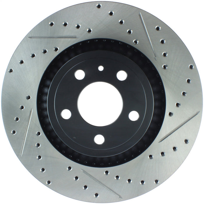 StopTech 127.61114L StopTech Sport Drilled/Slotted Brake Rotor; Front Left - Truck Part Superstore