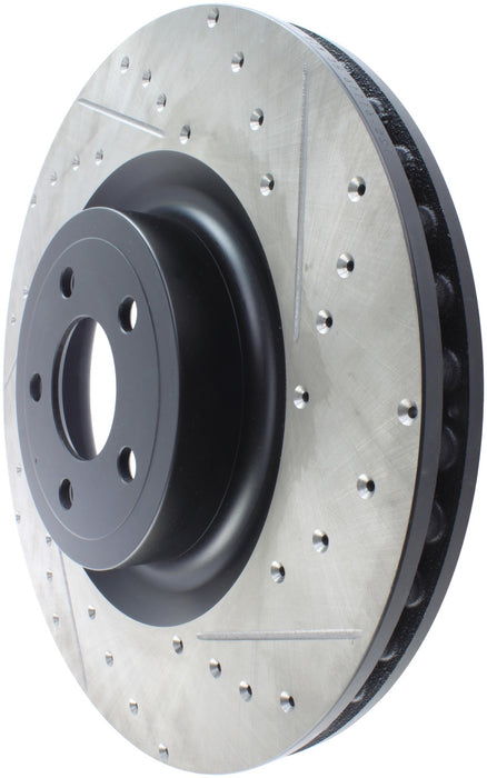 StopTech 127.61116L StopTech Sport Drilled/Slotted Brake Rotor; Front Left - Truck Part Superstore