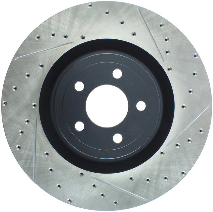 StopTech 127.61116L StopTech Sport Drilled/Slotted Brake Rotor; Front Left - Truck Part Superstore