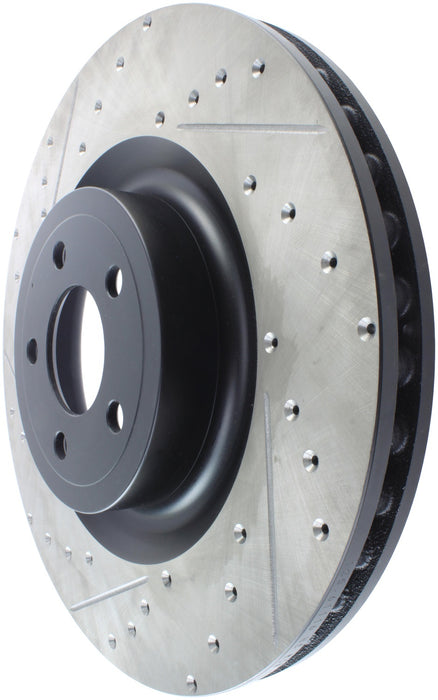 StopTech 127.61116R StopTech Sport Drilled/Slotted Brake Rotor; Front Right - Truck Part Superstore