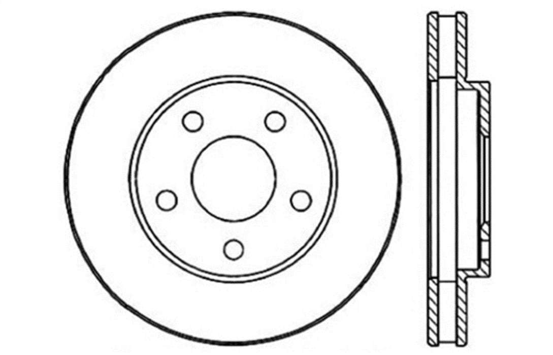 StopTech 127.62050R StopTech Sport Drilled/Slotted Brake Rotor; Front Right - Truck Part Superstore