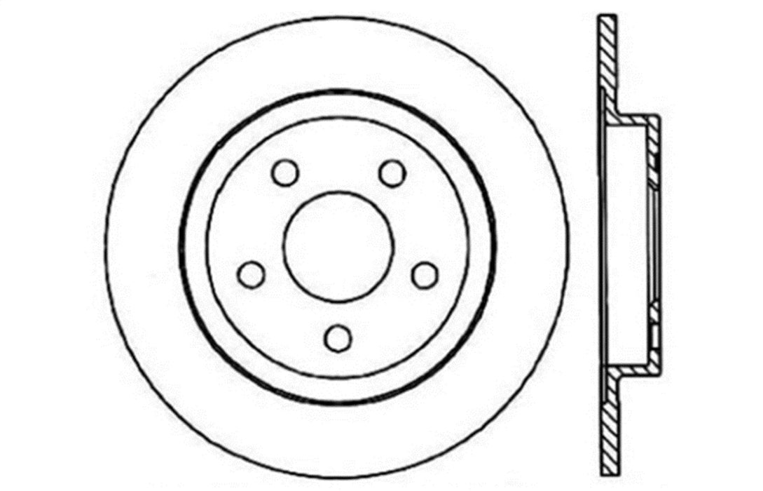 StopTech 127.62064R StopTech Sport Drilled/Slotted Brake Rotor; Rear Right - Truck Part Superstore