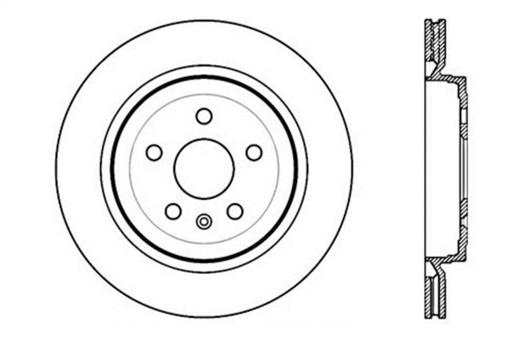 StopTech 127.62107R StopTech Sport Drilled/Slotted Brake Rotor; Rear Right - Truck Part Superstore