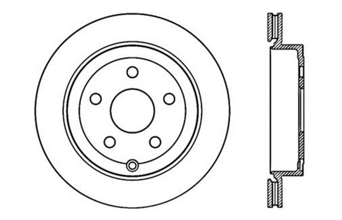 StopTech 127.62111R StopTech Sport Drilled/Slotted Brake Rotor; Rear Right - Truck Part Superstore
