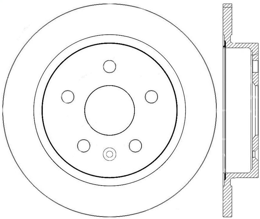 StopTech 127.62115R StopTech Sport Drilled/Slotted Brake Rotor; Rear Right - Truck Part Superstore