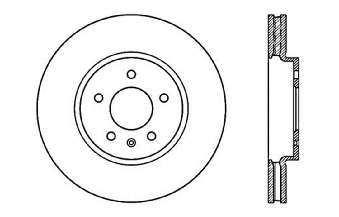 StopTech 127.62118L StopTech Sport Drilled/Slotted Brake Rotor; Front Left - Truck Part Superstore