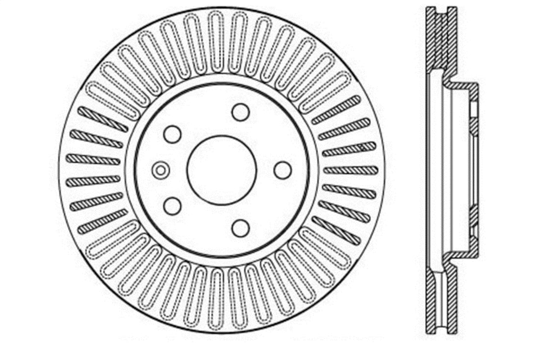 StopTech 127.62120L StopTech Sport Drilled/Slotted Brake Rotor; Front Left - Truck Part Superstore