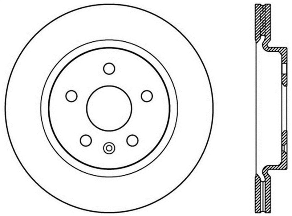 StopTech 127.62127R StopTech Sport Drilled/Slotted Brake Rotor; Rear Right - Truck Part Superstore