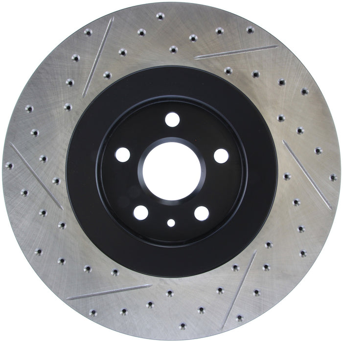 StopTech 127.62128L StopTech Sport Drilled/Slotted Brake Rotor; Front Left - Truck Part Superstore