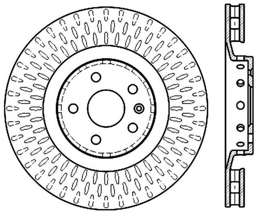 StopTech 127.62128L StopTech Sport Drilled/Slotted Brake Rotor; Front Left - Truck Part Superstore