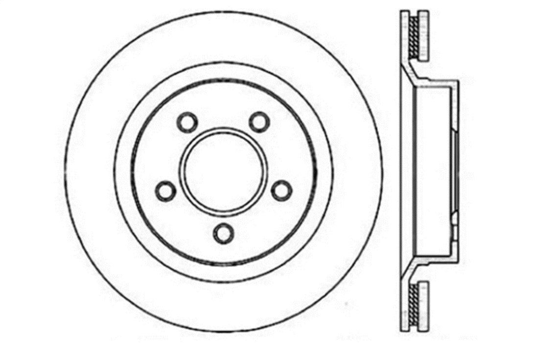 StopTech 127.63048R StopTech Sport Drilled/Slotted Brake Rotor; Front Right - Truck Part Superstore