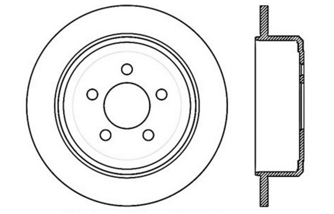 StopTech 127.63070R StopTech Sport Drilled/Slotted Brake Rotor; Rear Right - Truck Part Superstore