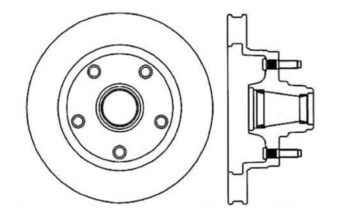 StopTech 127.65001R StopTech Sport Drilled/Slotted Brake Rotor; Front Right - Truck Part Superstore