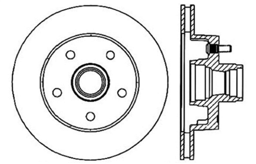 StopTech 127.65014L StopTech Sport Drilled/Slotted Brake Rotor; Front Left - Truck Part Superstore