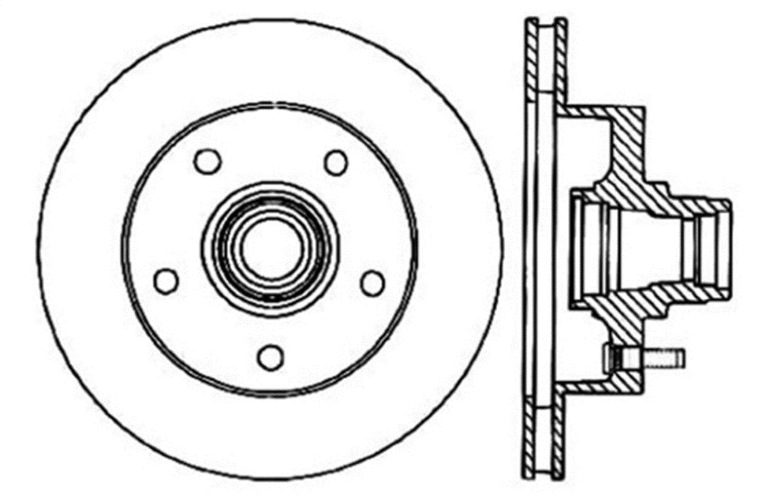 StopTech 127.65039R StopTech Sport Drilled/Slotted Brake Rotor; Front Right - Truck Part Superstore