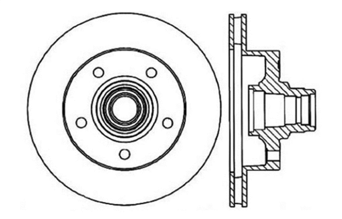 StopTech 127.65040L StopTech Sport Drilled/Slotted Brake Rotor; Front Left - Truck Part Superstore