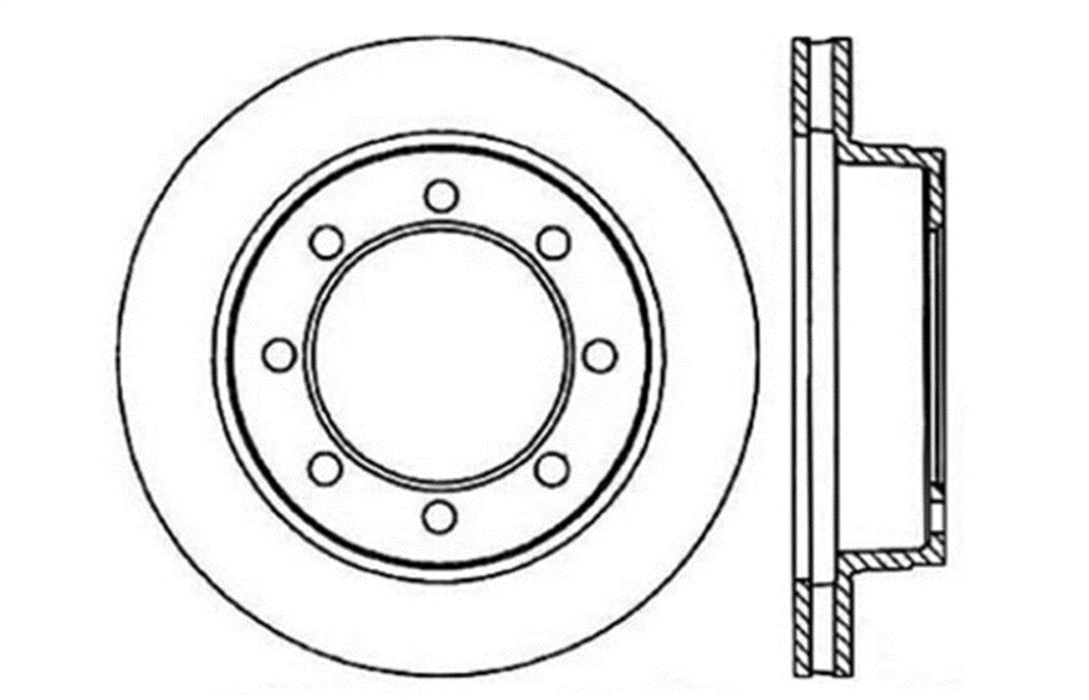 StopTech 127.65053L StopTech Sport Drilled/Slotted Brake Rotor; Front Left - Truck Part Superstore