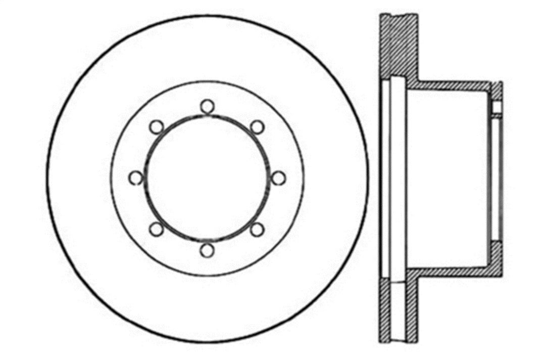 StopTech 127.65064L StopTech Sport Drilled/Slotted Brake Rotor; Rear Left - Truck Part Superstore