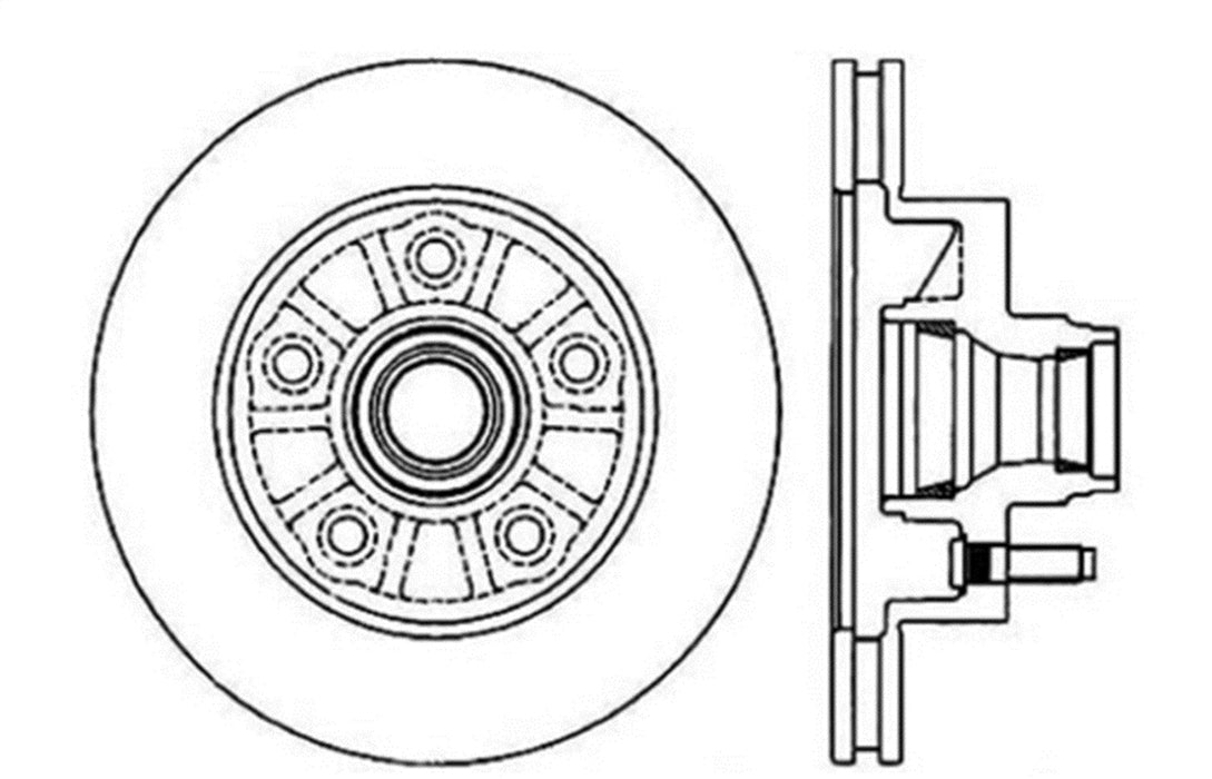 StopTech 127.65076L StopTech Sport Drilled/Slotted Brake Rotor; Front Left - Truck Part Superstore