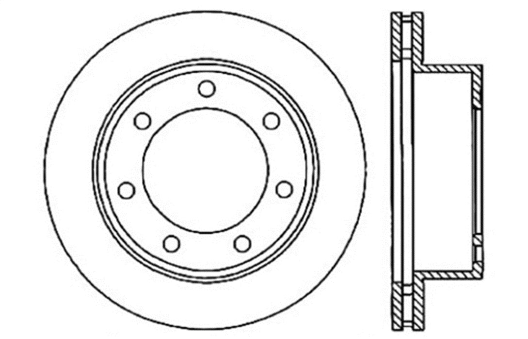 StopTech 127.65103R StopTech Sport Drilled/Slotted Brake Rotor; Rear Right - Truck Part Superstore