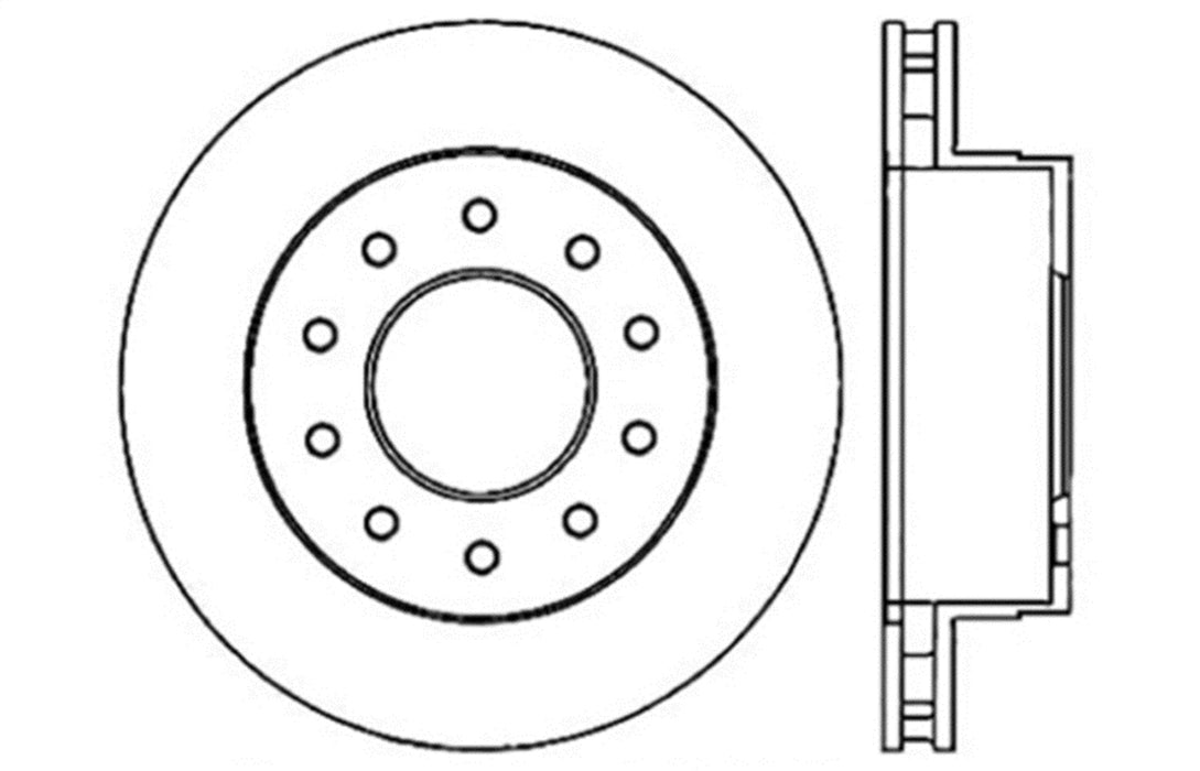 StopTech 127.65111R StopTech Sport Drilled/Slotted Brake Rotor; Front Right - Truck Part Superstore