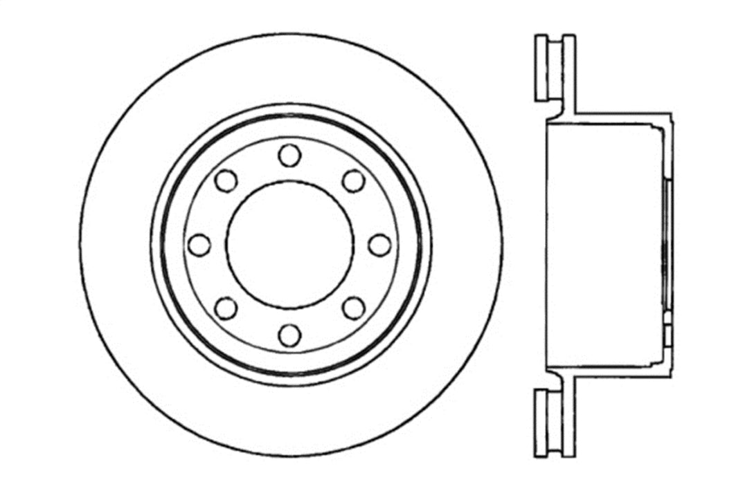 StopTech 127.65113R StopTech Sport Drilled/Slotted Brake Rotor; Rear Right - Truck Part Superstore