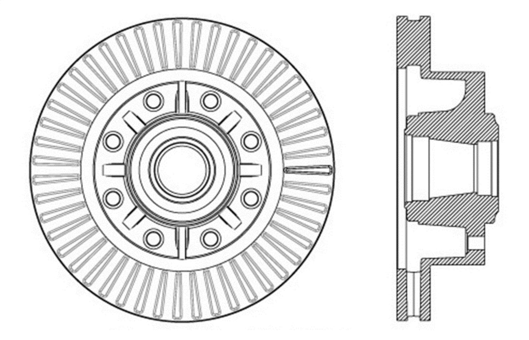 StopTech 127.65116R StopTech Sport Drilled/Slotted Brake Rotor; Front Right - Truck Part Superstore