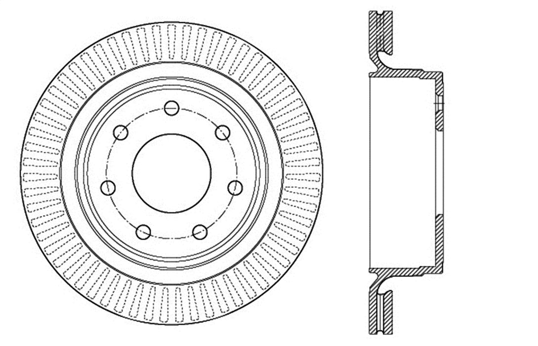 StopTech 127.65133R StopTech Sport Drilled/Slotted Brake Rotor; Rear Right - Truck Part Superstore
