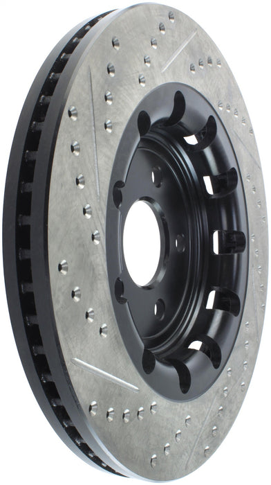 StopTech 127.65136L StopTech Sport Drilled/Slotted Brake Rotor; Front Left - Truck Part Superstore