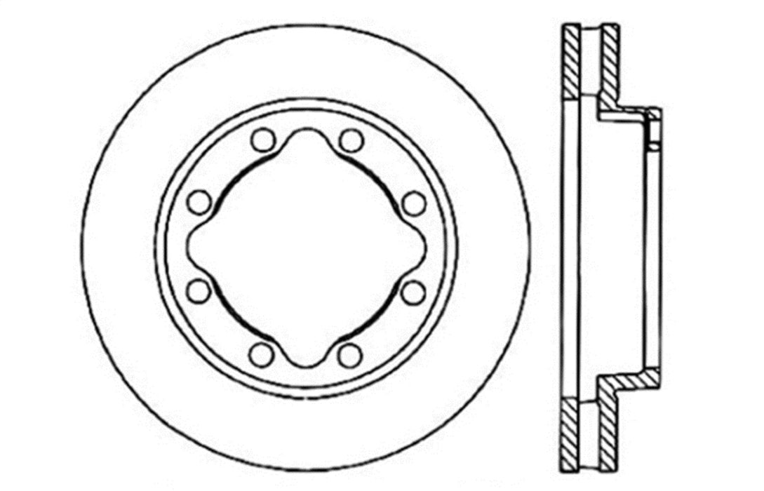 StopTech 127.66026L StopTech Sport Drilled/Slotted Brake Rotor; Front Left - Truck Part Superstore