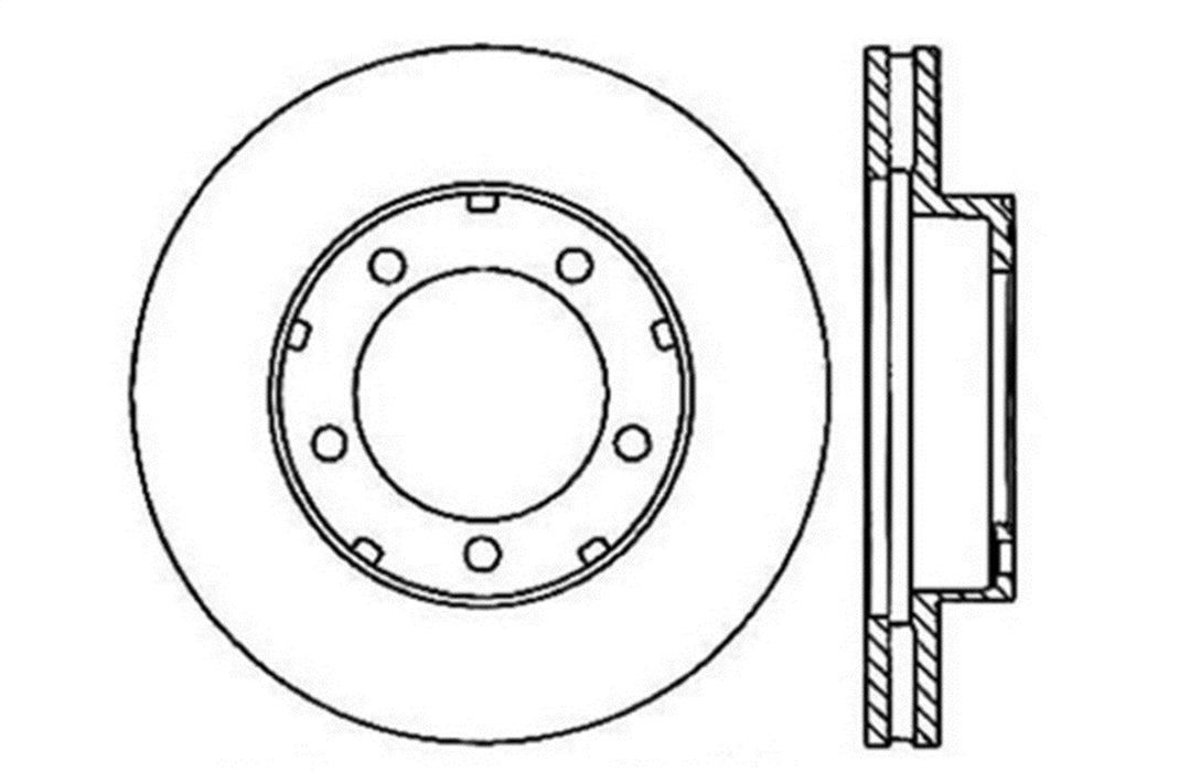 StopTech 127.66031R StopTech Sport Drilled/Slotted Brake Rotor; Front Right - Truck Part Superstore