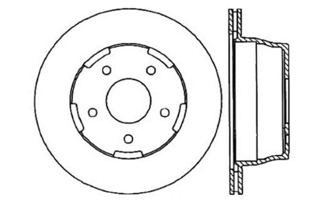 StopTech 127.66036R StopTech Sport Drilled/Slotted Brake Rotor; Rear Right - Truck Part Superstore