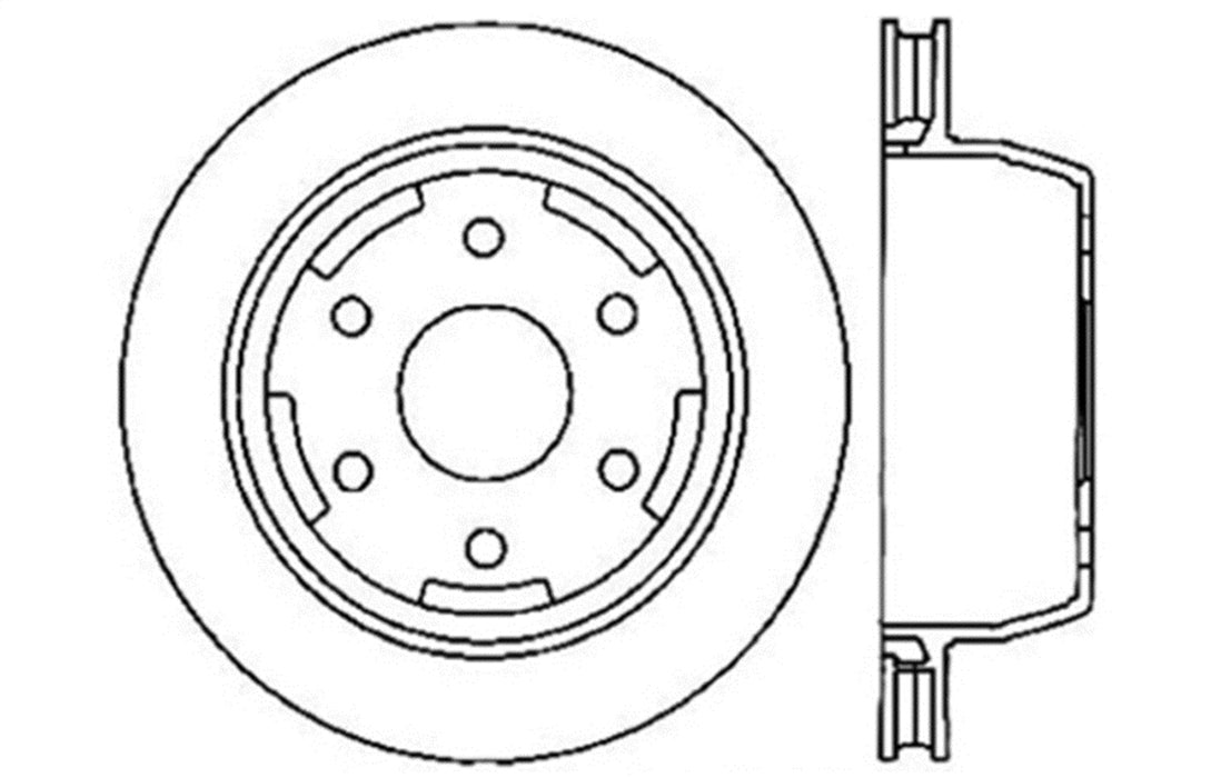 StopTech 127.66045R StopTech Sport Drilled/Slotted Brake Rotor; Rear Right - Truck Part Superstore