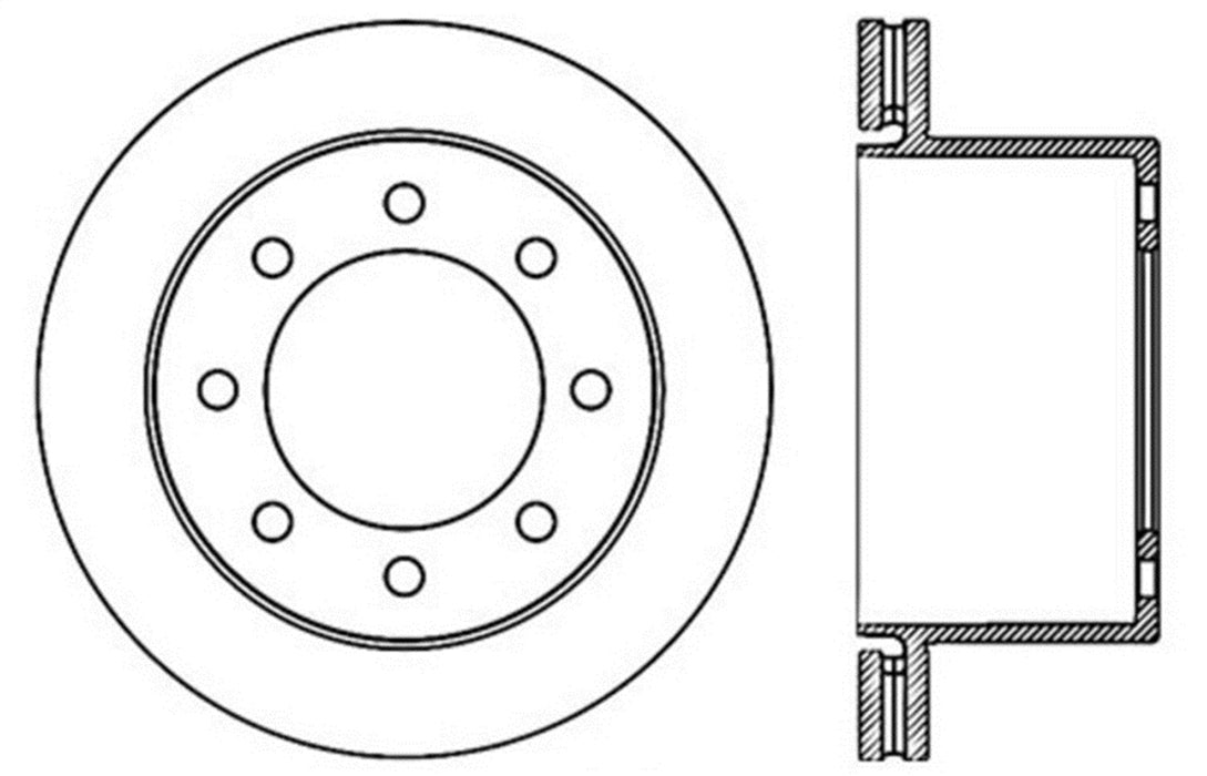 StopTech 127.66050R StopTech Sport Drilled/Slotted Brake Rotor; Rear Right - Truck Part Superstore