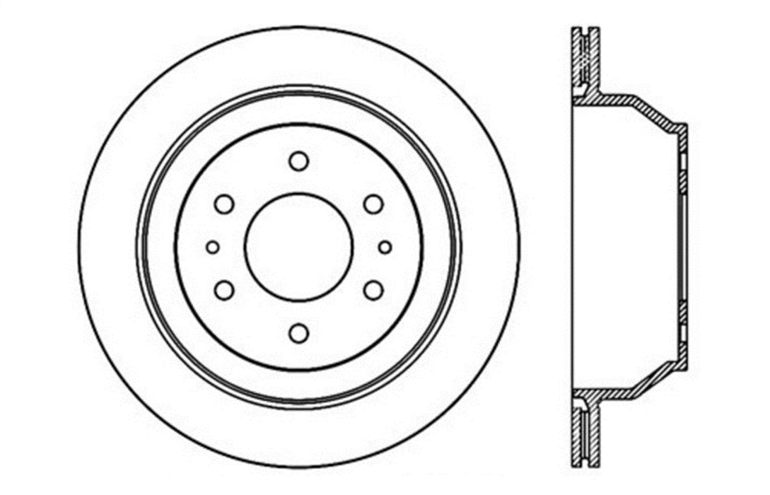 StopTech 127.66052R StopTech Sport Drilled/Slotted Brake Rotor; Rear Right - Truck Part Superstore