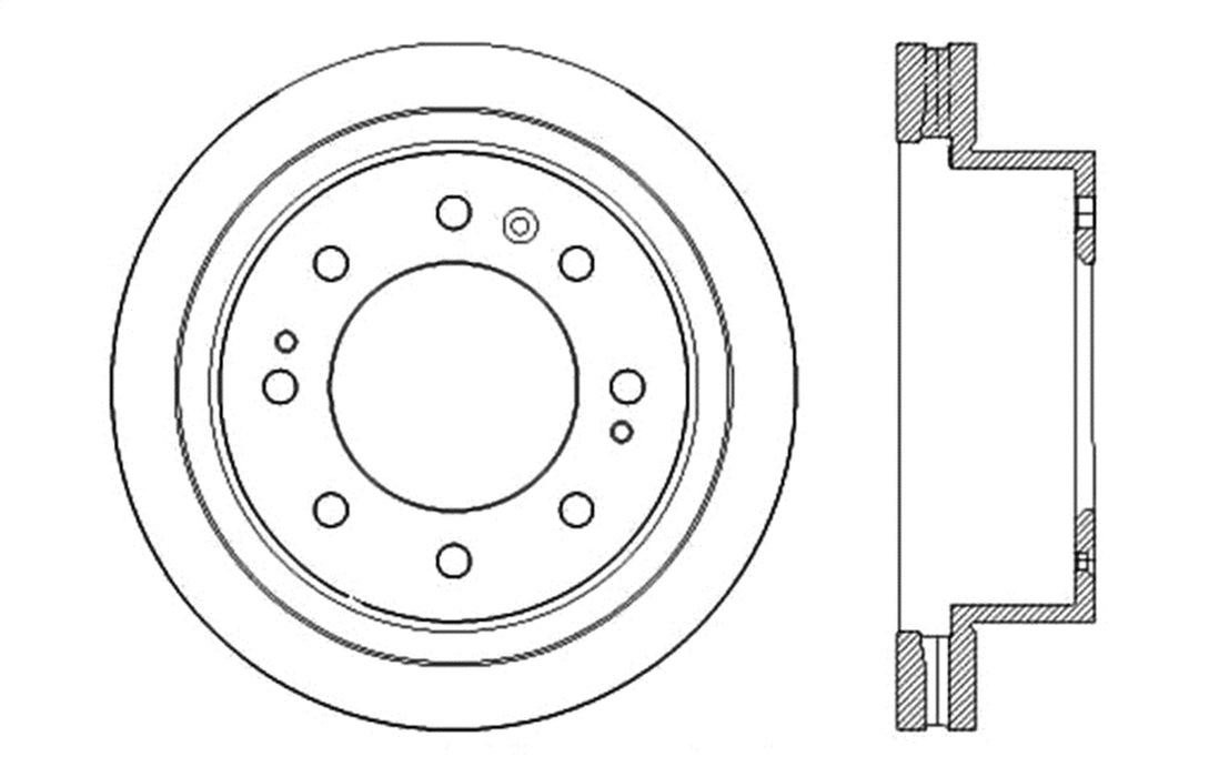 StopTech 127.66074R StopTech Sport Drilled/Slotted Brake Rotor; Front Right - Truck Part Superstore