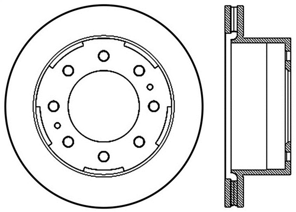StopTech 127.66077R StopTech Sport Drilled/Slotted Brake Rotor; Rear Right - Truck Part Superstore