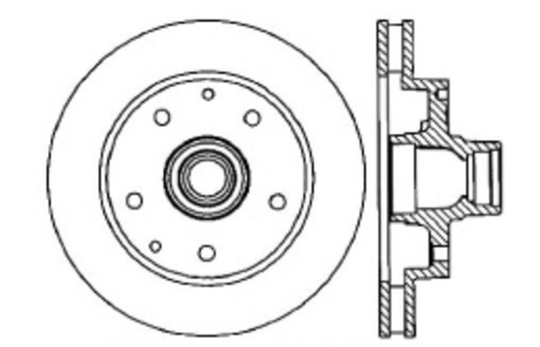 StopTech 127.67028L StopTech Sport Drilled/Slotted Brake Rotor; Front Left - Truck Part Superstore