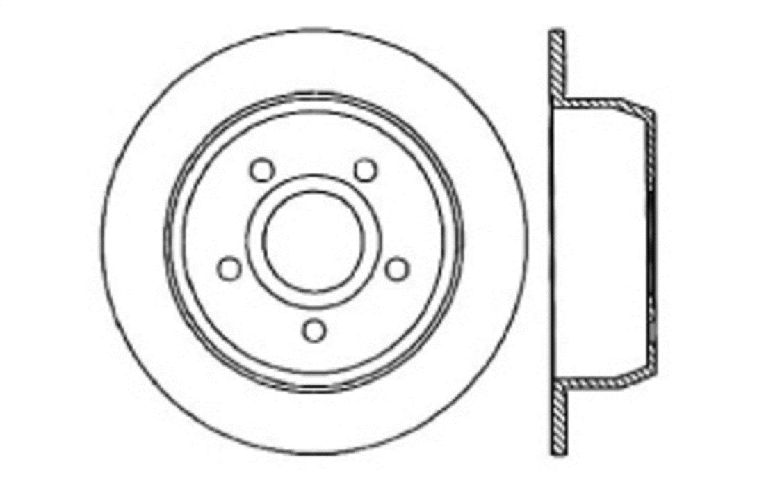 StopTech 127.67043R StopTech Sport Drilled/Slotted Brake Rotor; Rear Right - Truck Part Superstore