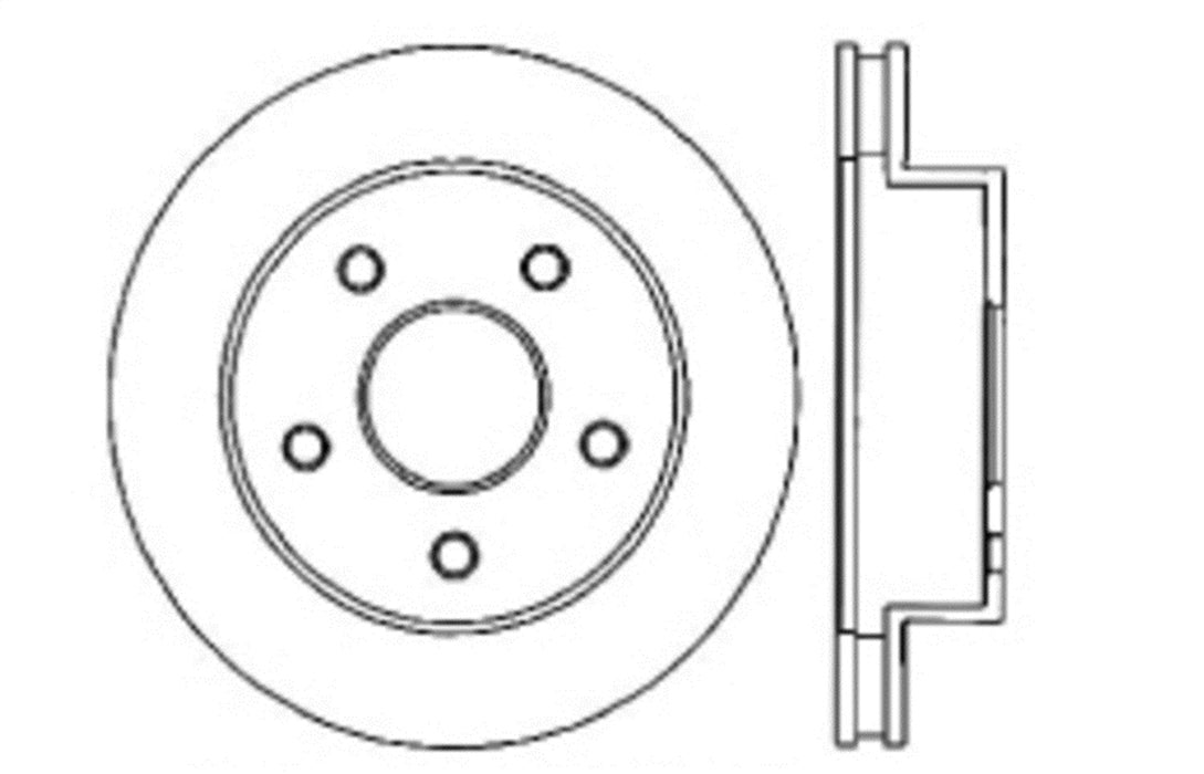 StopTech 127.67050L StopTech Sport Drilled/Slotted Brake Rotor; Front Left - Truck Part Superstore