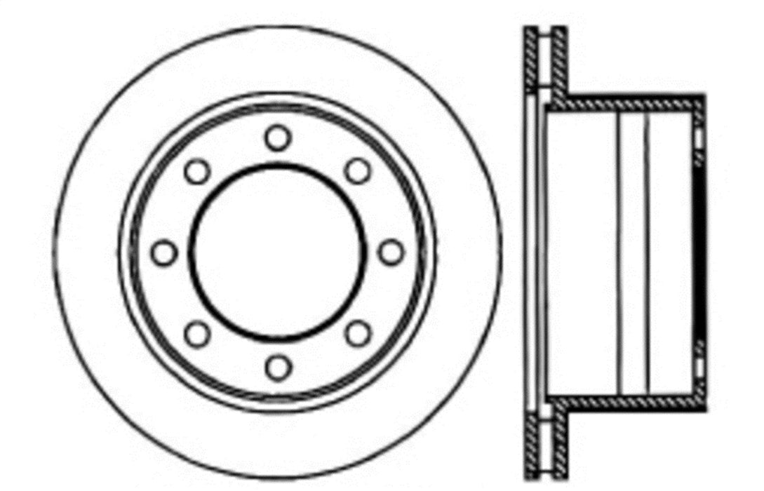 StopTech 127.67051R StopTech Sport Drilled/Slotted Brake Rotor; Rear Right - Truck Part Superstore