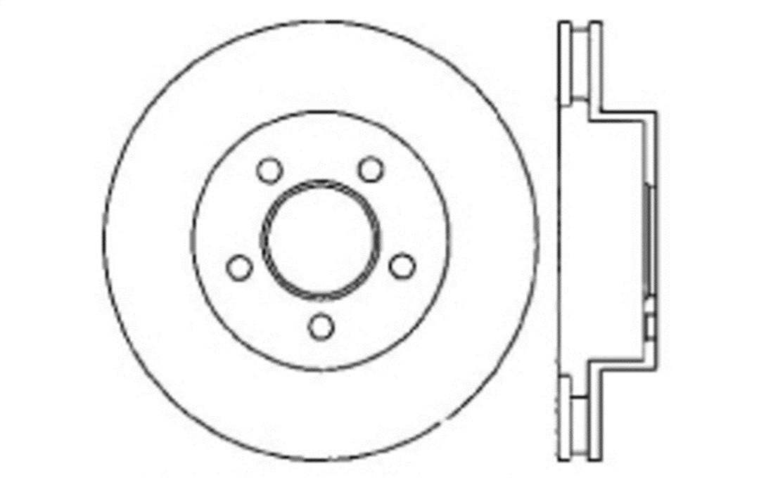 StopTech 127.67052L StopTech Sport Drilled/Slotted Brake Rotor; Front Left - Truck Part Superstore