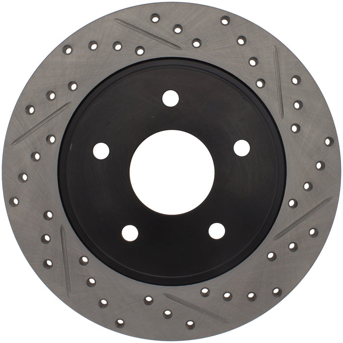 StopTech 127.67071L StopTech Sport Drilled/Slotted Brake Rotor; Rear Left - Truck Part Superstore