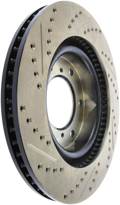 StopTech 127.99068L StopTech Sport Drilled/Slotted Brake Rotor; Front Left - Truck Part Superstore