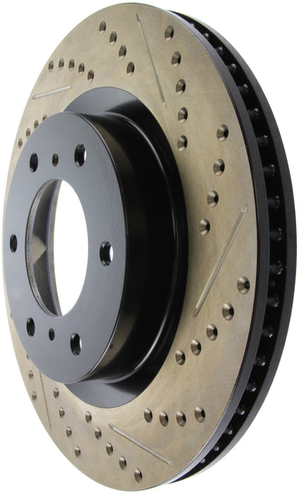 StopTech 127.99068L StopTech Sport Drilled/Slotted Brake Rotor; Front Left - Truck Part Superstore