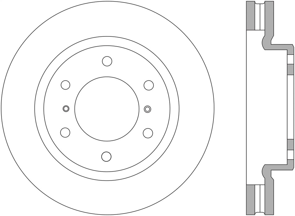 StopTech 127.99068L StopTech Sport Drilled/Slotted Brake Rotor; Front Left - Truck Part Superstore