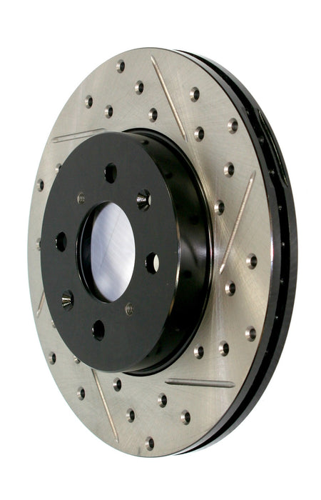 StopTech 127.40040CL StopTech Sport Cryo Drilled/Slotted Brake Rotor; Rear Left - Truck Part Superstore