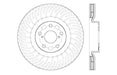 StopTech 128.44185R StopTech Sport Cross Drilled Brake Rotor; Front Right - Truck Part Superstore