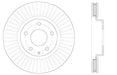 StopTech 128.45084R StopTech Sport Cross Drilled Brake Rotor; Front Right - Truck Part Superstore